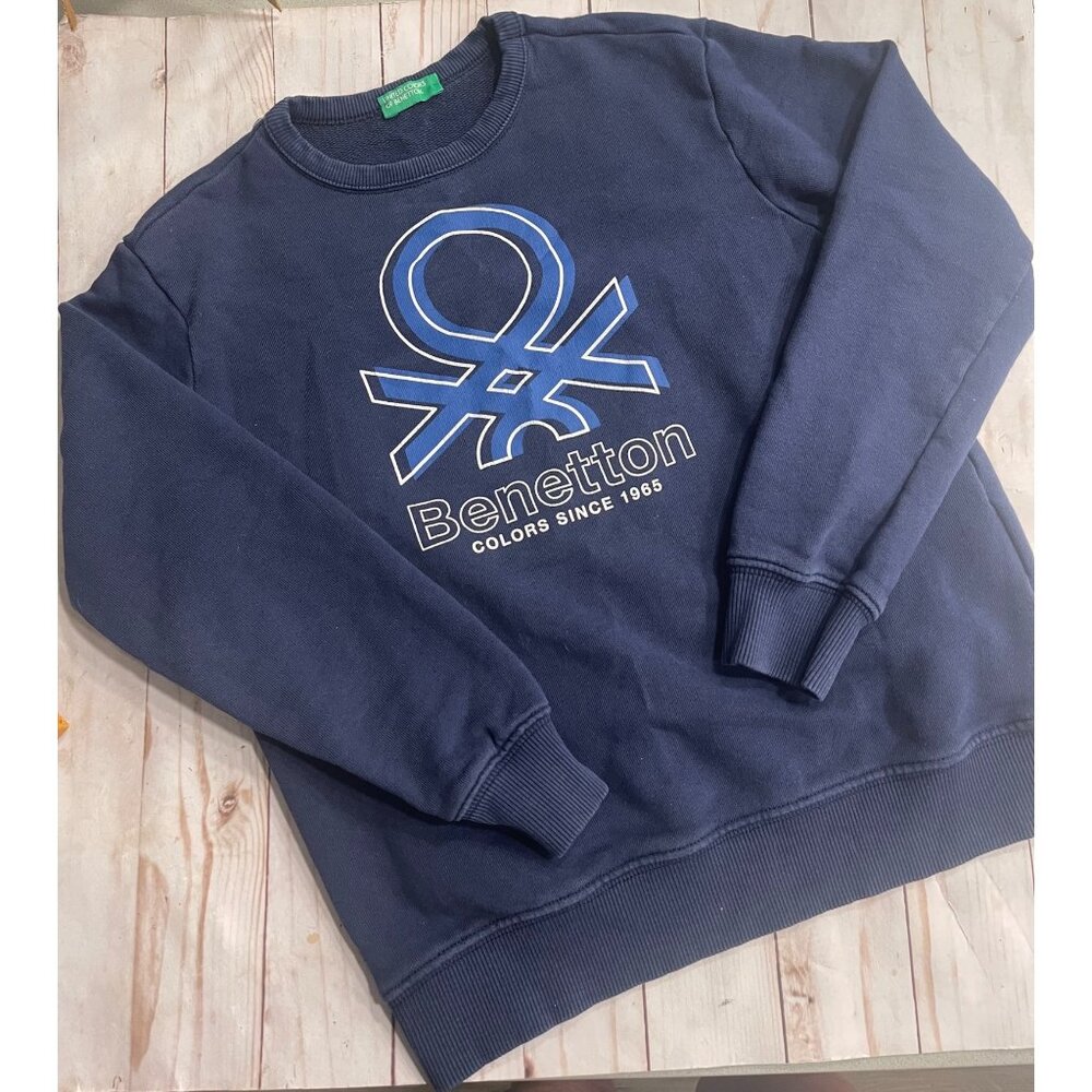 Uniten Colors of Benetton Kids Crew Neck Fleece Sweatshirt L